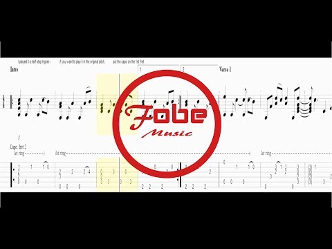 Yann Tiersen - La Valse d'Amélie / Guitar Tab HD