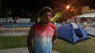 Los chicos de campamento.