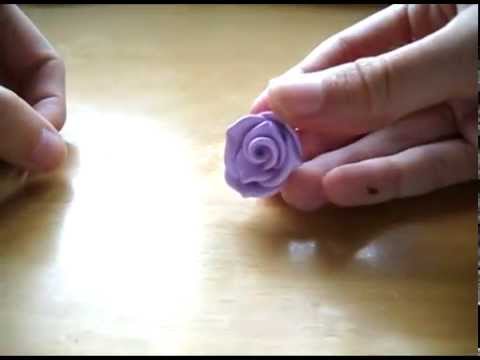 Rosa Arcilla Polimérica - Rose Polymer clay Fimo