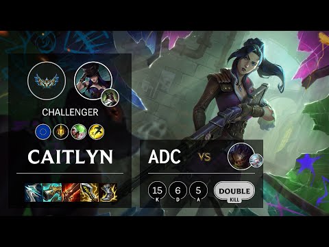 Caitlyn ADC vs Kog'Maw - EUW Challenger Patch 12.5