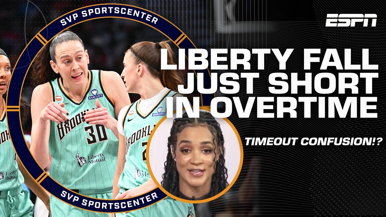 TIMEOUT CONTROVERSY 😬 Liberty unaware they had a timeout late in series loss to Dream | SC with SVP
