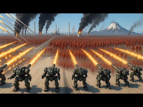 T45 Shotgun & Rambo Lead the Final Stand vs 4,000,000  Pyramid Heads & Khorne Bloodletters – UEBS 2