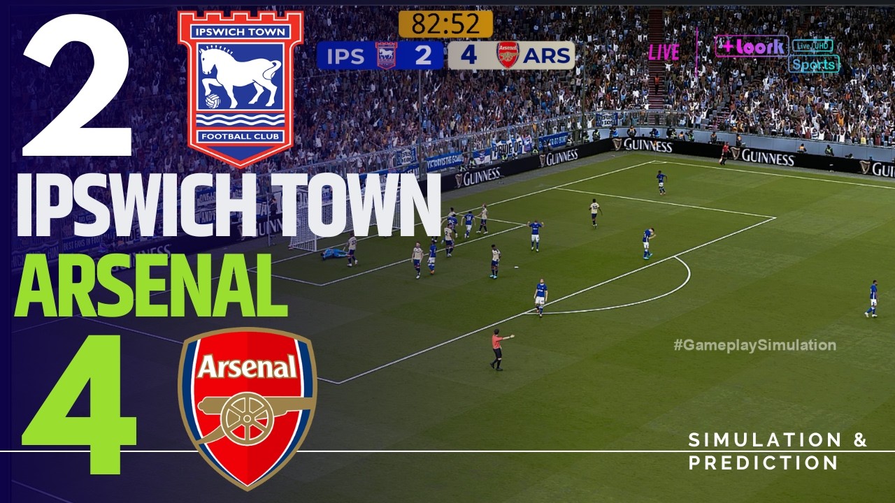 ⚽ Ipswich Town 2-4 Arsenal [HIGHLIGHTS] Carabao Cup 26/27 ✅ | Match Simulation/Recreation