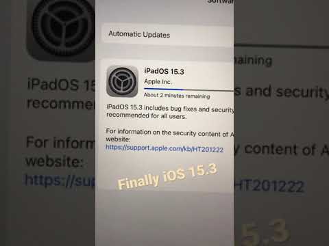 IOS 15.3 #apple #ipad #ios