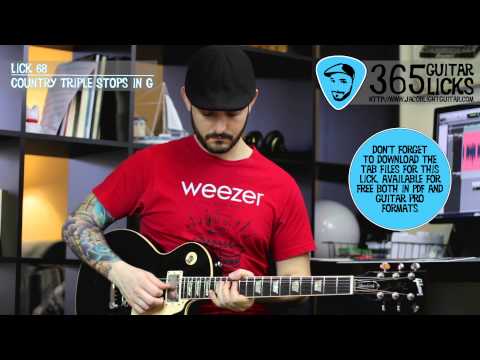 Lick 68/365 - Country Triple Stops in G | 365 Guitar Licks Project