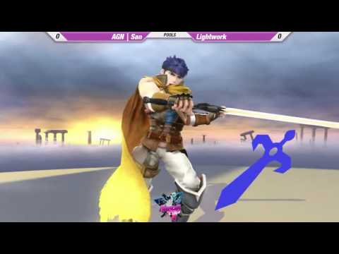 Canada Cup Gaming 2016 - AGN San (Ike) vs Lightwork (Villager) - SSB4 Pools