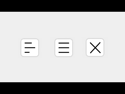 Animated Toggle Menu Using CSS Only