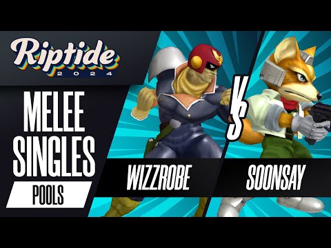 Wizzrobe (Captain Falcon) vs Soonsay (Fox) - Riptide 2024 - Melee Singles - R2 Pools