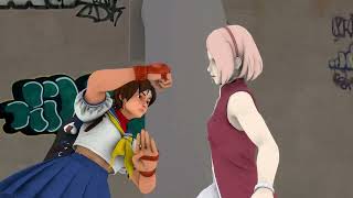 Sakura's Lifted Wedgie (SFM)