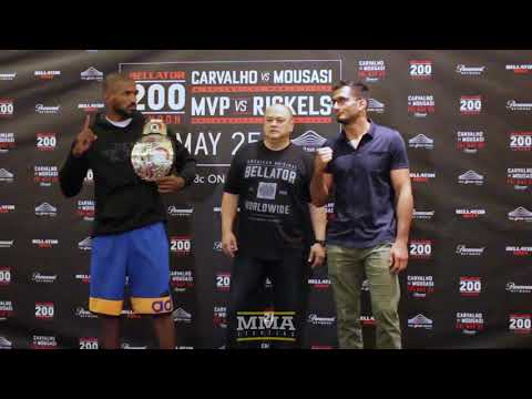 Bellator 200: Rafael Carvalho vs. Gegard Mousasi Staredown - MMA Fighting