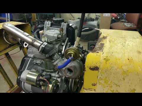 My turbo kit (RHB31 VZ21) on a yanmar diesel clone