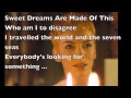 Eurythmics - Sweet Dreams(Are Made Of This ...