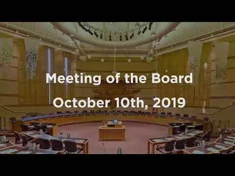 Boardroom Meeting - October 10th, 2019