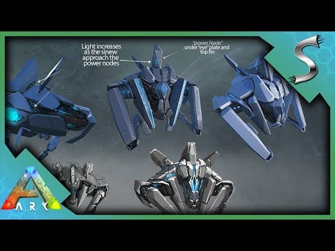 ARK EXTINCTION DLC CREATURES + NEW ITEMS! ENFORCER DRONE, SCOUT DRONE, GASBAG & FROST TITAN!
