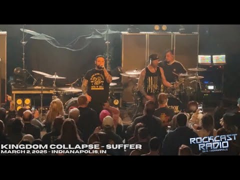 Kingdom Collapse performs "Suffer" in Indianapolis, IN March 2, 2025 and Rockcast Radio was there!