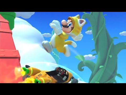 Mario Kart Tour: Cat Mario Gameplay (#34) - GBA Sky Garden T (2 items)