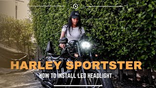 How to Install LED Headlight Harley Davidson Sportster