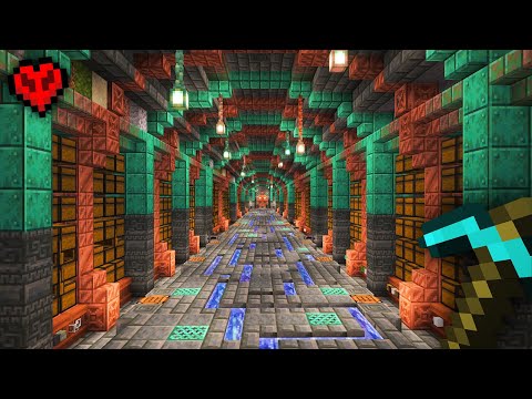 How I Built a Secret Storage Room in Minecraft Hardcore