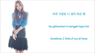Sometimes - Yoo Seung Eun (The K2 OST) Lyrics [ENG+ROM]