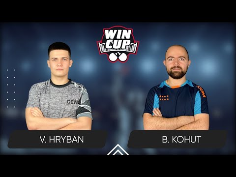 22:45 Vadym Hryban - Bohdan Kohut West 5 WIN CUP 16.08.2024 | TABLE TENNIS WINCUP