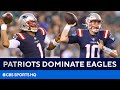 Patriots vs Eagles Recap: Cam Newton, Mac Jones shine; Jalen Hurts sent to hospital | CBS Sports HQ