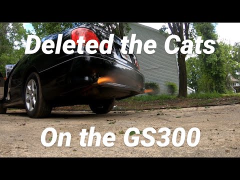 How to Remove Exhaust Manifold and Cats on Gs300