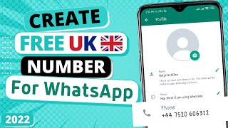 How To Get Free UK 🇬🇧 Number For WhatsApp Verification 2023