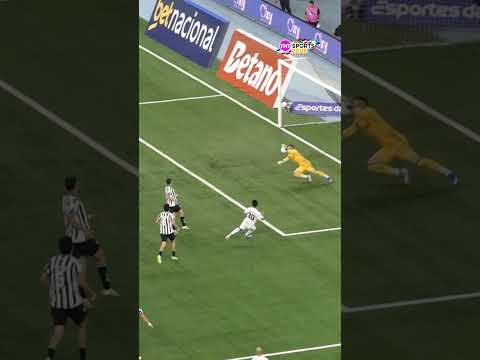 O GOLEIRO DO BOTAFOGO DEFENDEU COM A CARA? DEPOIS AINDA LEVOU SORTE…#shorts