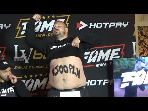BONUS BGC SHOW! ŁAZARSKI GLADIATOR POZAMIATAŁ NA KONFERENCJI PRASOWEJ PRZED FAME MMA 2!