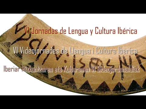 Jose Luis Alemán,  VI Videojornadas de Lengua y Cultura Ibérica