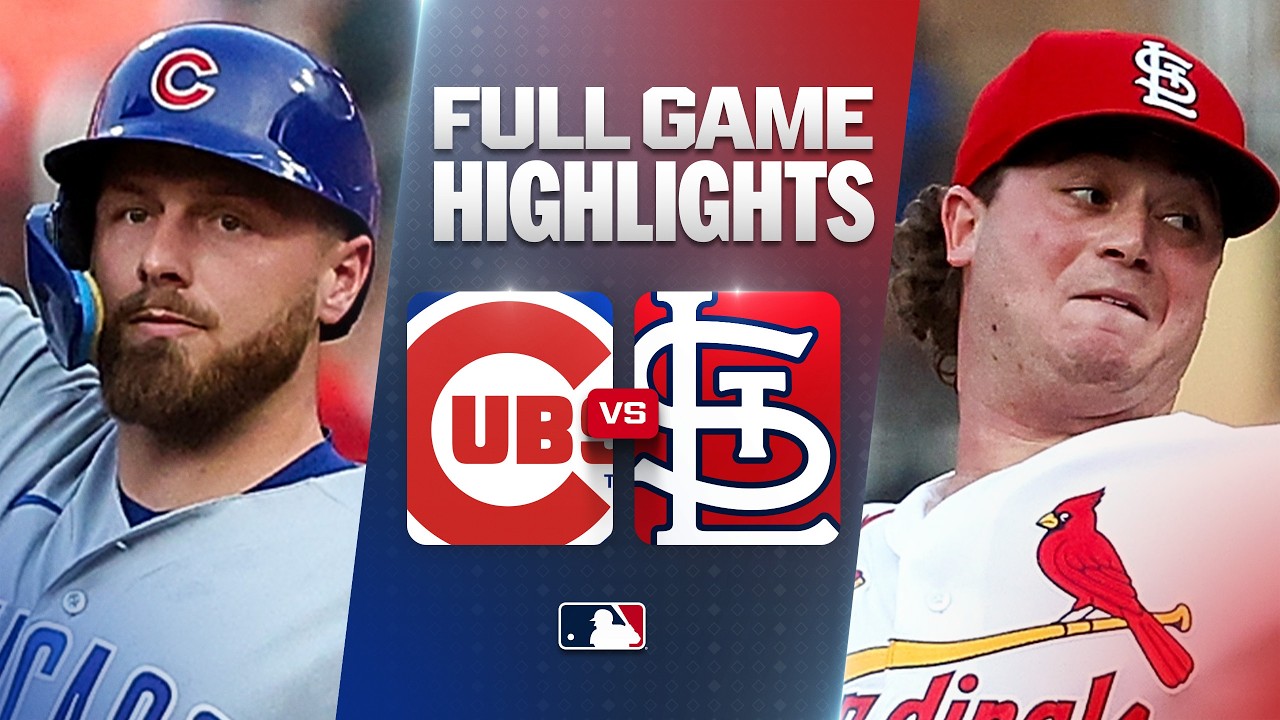 7월29일 시카고컵스 세인트루이스 MLB 하이라이트
