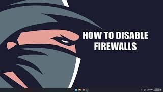 How to Turn off Windows Security Firewalls (play with audio)