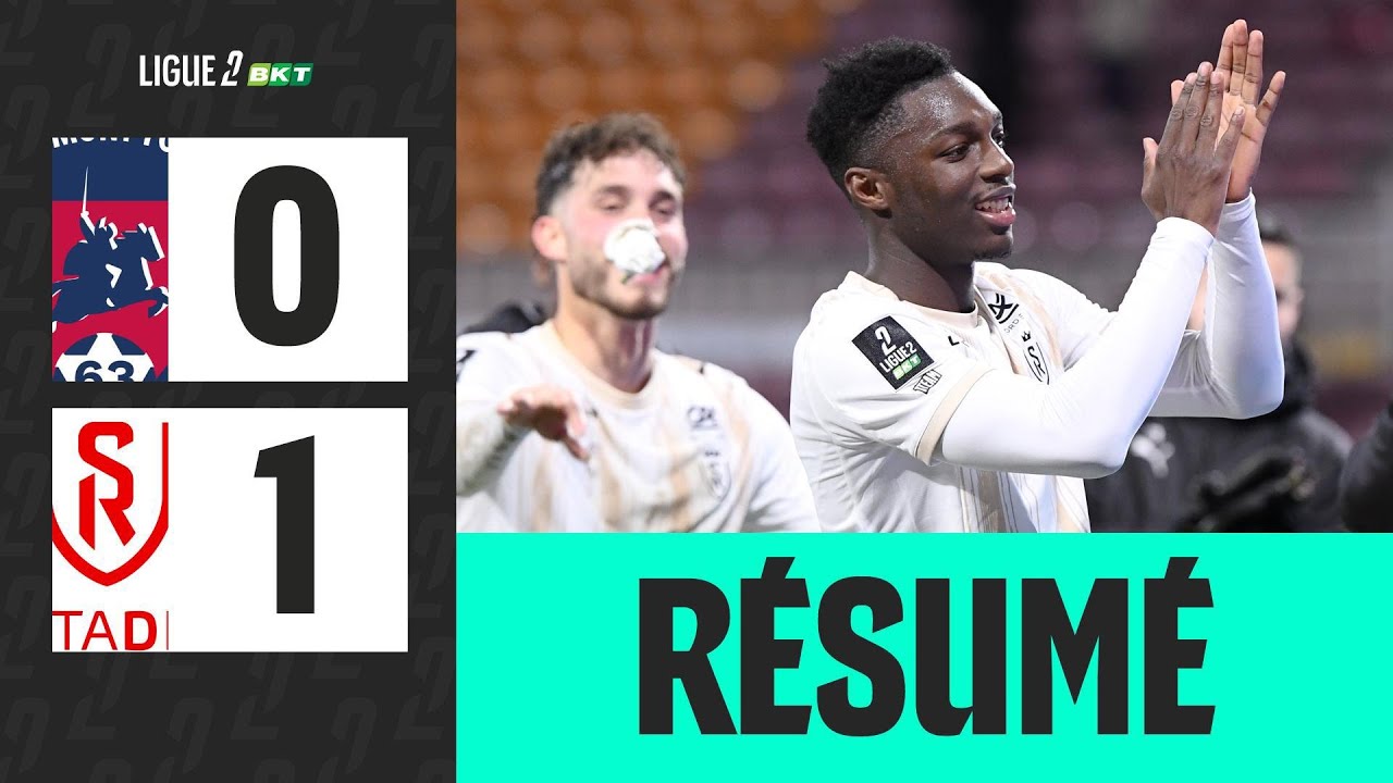 Clermont Foot vs Stade de Reims Highlights