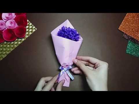 How To Make Paper Flower Bouquet | DIY | Paper Craft | Sabeen H