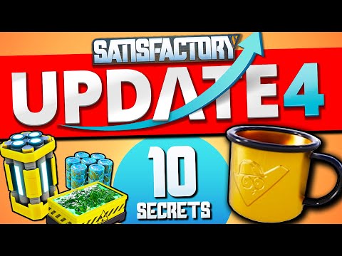10 SECRET Features in Satisfactory Update 4!