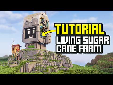 How I made the first structure block featured Sugarcane Farm in Minecraft | Tutorial