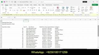 Excel_2E_Plants | Excel_2E_Plants.xlsx | Excel 2E Plants | Myitlab_Excel_2E_Plants_Myitlab_Excel
