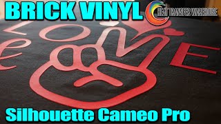 Silhouette Cameo 4 Pro | Heat Transfer Warehouse Brick HTV