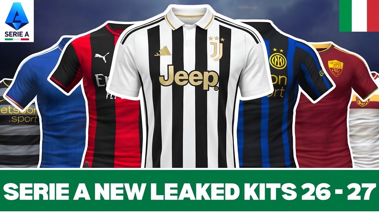 Serie A 2026/27 Leaked Kits 🤯🔥 AC Milan, Inter, Juventus & More!