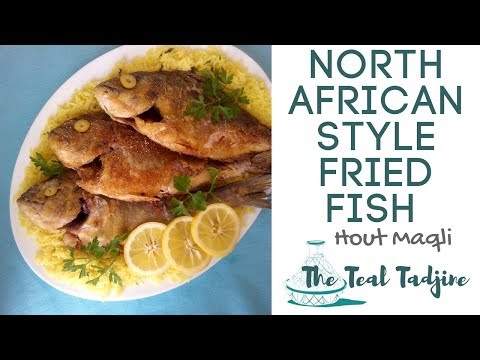 North African Style Fried Fish | Hout Maqli Maghrébine, سمك مقلي مغربي