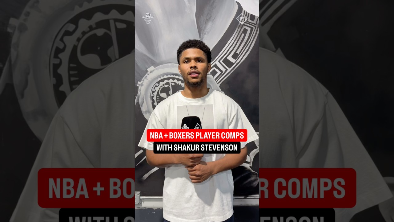 Shakur Stevenson aced this NBA to boxing question 🥊🔥