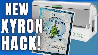 💥NEW XYRON HACK💥 Secret Tricks to make AWESOME Cards Using THE WASTE! Shaker Card