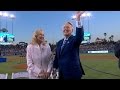 COL LAD Scully Gets Introduced Prior To The Ceremony