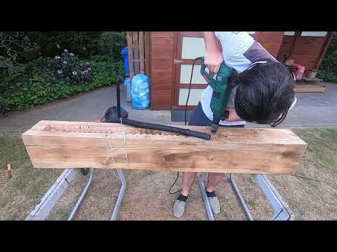 Reclaimed Oak Beam Light 13 Steps With Pictures Instructables