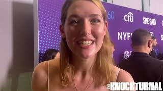 #NYFF 2022: Emma O'Connor, Ashley Chiu, Roxanna Hope Radja Talk 'She Said' at World Premiere video