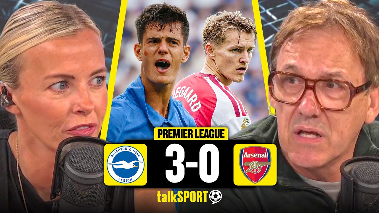 "UNBELIEVABLE!" Tony Cascarino HEAPS PRAISE on Brighton after THRASHING Arsenal!