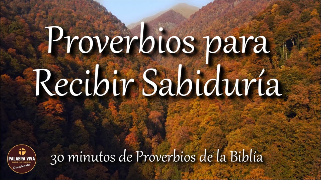 Proverbios para recibir sabiduría de parte de Dios | Biblia hablada | Bible audio Proverbs