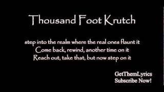 Thousand Foot Krutch-Welcome To The Masquerade Lyrics