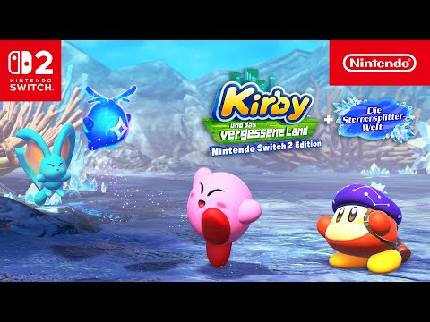 Kirby und das vergessene Land – Nintendo Switch 2 Edition + Die Sternensplitter-Welt – Trailer