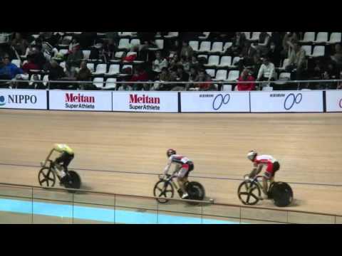 2016 ASIAN CYCLING CHAMPIONSHIPS Men Elite Sprint 1/8 Final Repechages Heat 1